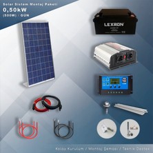 MATECH 0,50 kW Solar Paket Sistem (500W/Gün)