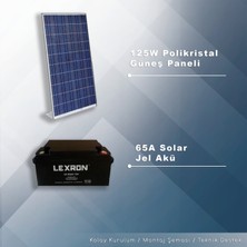 MATECH 0,50 kW Solar Paket Sistem (500W/Gün)