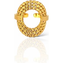 Bonnjerra Jewellery Çelik Oval Yüzük