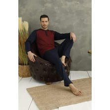 Kly Midi Yaka Erkek Pijama Takımı
