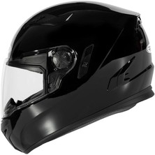 Zeus Kask Zeus ZS-813A Parlak Black Kapalı