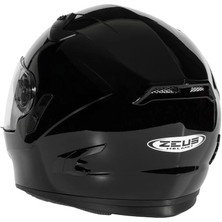 Zeus Kask Zeus ZS-813A Parlak Black Kapalı