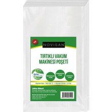 Novisan Tırtıklı Vakum Makinası Poşeti 15X20