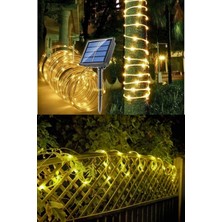 10 Metre Hortum Şeklinde Solar Güneş Enerjili LED Işık Lamba Bahçe Yazlık Ağaç Için Aydınlatma