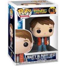 Funko 48705 Pop Figür - Movies: Back To The Future - Marty In Puffy Vest, Karışık