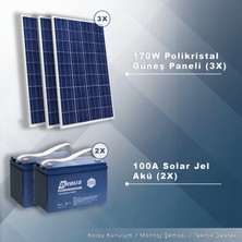 Matech 3 Kw Solar Paket Sistem (3000W/GÜN)