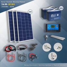 Matech 3 Kw Mını Solar Paket Sistem (3000W/GÜN)