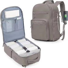 Janjonstar 2024 Yeni Kadınların Arka Paketi Moda Büyük Kapacitet Laptop Çantası Portable Travel Backpack Erkeklerin Çantası (Yurt Dışından)