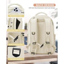 Janjonstar 2024 Yeni Kadınların Arka Paketi Moda Büyük Kapacitet Laptop Çantası Portable Travel Backpack Erkeklerin Çantası (Yurt Dışından)