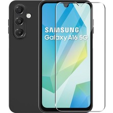 MTK Moveteck Samsung Galaxy A16 Uyumlu Ekran Koruyucu Kırılmaz Cam 9h Temperli Ekran Camı Şeffaf Passifik