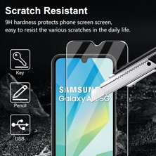 MTK Moveteck Samsung Galaxy A16 Uyumlu Ekran Koruyucu Kırılmaz Cam 9h Temperli Ekran Camı Şeffaf Passifik