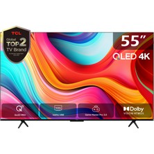 TCL 55T8BG 55" 139 Ekran Dahili Uydu Alıcılı 4K Ultra HD Smart QLED TV