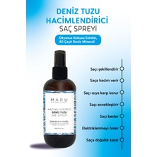 MARU Hacim Ve Dolgunluk Veren Deniz Tuzu Saç Spreyi  250 ml