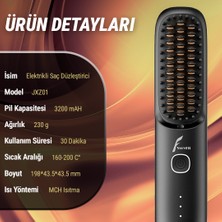 Veryfit Elektrikli Iyonik Bakımlı Seramik Kaplama Şarjlı Saç Düzleştirici