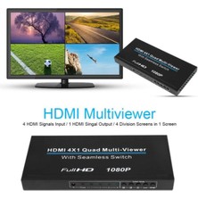 Çoklu HDMI Görüntüleyici, 4’ü 1 Arada Hd Multimedya Arayüzü