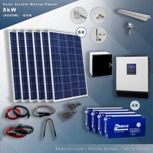 Matech 8 Kw Solar Paket Sistem (8000W/GÜN)