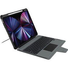 Nilkin NLK-0305 Bumper Rgb Işıklı Klavyeli Kılıf iPad 10.2 2019/2020/20