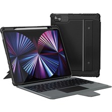 Nilkin NLK-0305 Bumper Rgb Işıklı Klavyeli Kılıf iPad 10.2 2019/2020/20