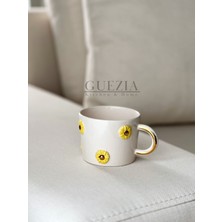 Guezia 24K Gold Papatya Mug | 300 ml | 1 Adet