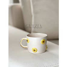 Guezia 24K Gold Papatya Mug | 300 ml | 1 Adet