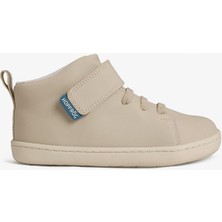 Hopfrög Smart Walker High Top Süper Mat Bej Barefoot Çocuk Bot