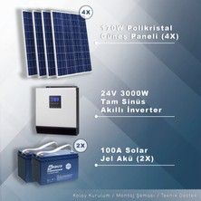 Matech 3 Kw Maxı Solar Paket Sistem (3000W/GÜN)