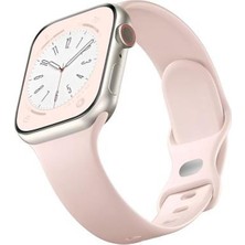 Apple Watch Kordon Seri 10 9 8 7 6 5 4 3 2 Se 38MM / 40MM / 41MM Uyumlu Spor Silikon Kordon Ust Kalite