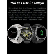 Watch Gt4 Klasik Erkek 46MM Akıllı Saat Bluetooth Sesli Görüşmeli Nfc,gps Özellikliiphone Huawei Uyumlu 8,9,10