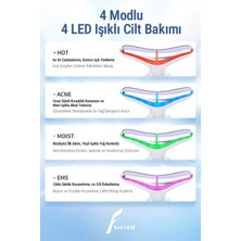 VeryFit 4 Modlu Led Işıklı Titreşimli Sıklaştırıcı Kırışıklk Karşıtı Ve Giderici EMS Güzellik Ve Masaj Cihazı