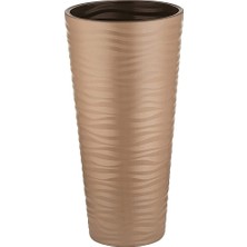 Serinova Kvt3 Kumsal Vazo Saksı No: 3 40 Cm 13,7 Litre Mocha