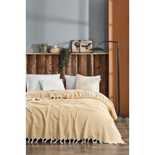 Roko Villa Pamuklu Sarı Çift Kişilik Pike 200 x 230