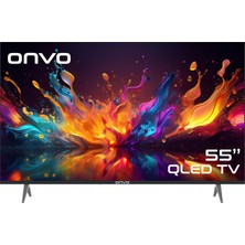 Onvo 55OVF9000UQ 55” 140 Ekran Dahili Uydu Alıcılı 4K Ultra HD Google QLED TV