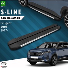 S-Dizayn Peugeot 5008 2 S-Line Krom Yan Basamak 203 Cm 2017-2023 A+ Kalite