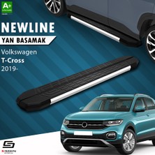 S-Dizayn VW T-Cross NewLine Krom Yan Basamak 179 Cm 2019-2023 A+ Kalite