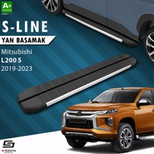 S-Dizayn Mitsubishi L200 5 S-Line Aluminyum Yan Basamak 203 Cm 2019 Üzeri A+ Kalite