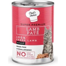 Chefs Choice Lamb Pate Kuzu Etli Kıyılmış Kedi Maması 400 gr