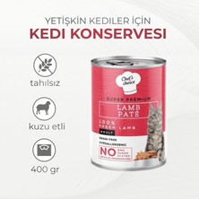 Chefs Choice Lamb Pate Kuzu Etli Kıyılmış Kedi Maması 400 gr