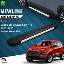 S-Dizayn Ford EcoSport 2 NewLine Aluminyum Yan Basamak 173 Cm 2012-2022 A+ Kalite