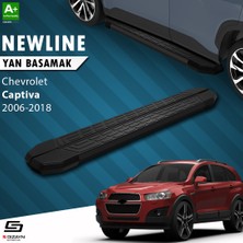 S-Dizayn Chevrolet Captiva NewLine Siyah Yan Basamak 183 Cm 2006-2018 A+ Kalite
