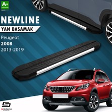 S-Dizayn Peugeot 2008 NewLine Krom Yan Basamak 179 Cm 2013-2019 A+ Kalite