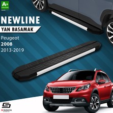 S-Dizayn Peugeot 2008 NewLine Aluminyum Yan Basamak 179 Cm 2013-2019 A+ Kalite