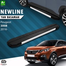 S-Dizayn Peugeot 3008 2 NewLine Aluminyum Yan Basamak 183 Cm 2016-2023 A+ Kalite