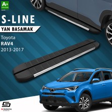 S-Dizayn Toyota Rav 4 4 S-Line Krom Yan Basamak 173 Cm 2013-2017 A+ Kalite