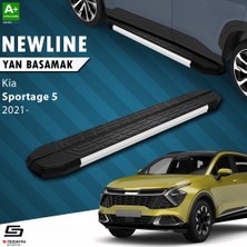 S-Dizayn Kia Sportage 5 NewLine Aluminyum Yan Basamak 173 Cm 2021 Üzeri A+ Kalite