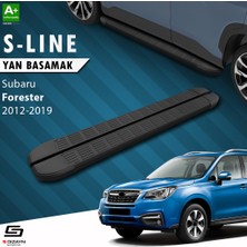 S-Dizayn Subaru Forester 4 S-Line Siyah Yan Basamak 183 Cm 2012-2019 A+ Kalite