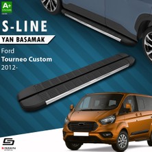 S-Dizayn Ford Tourneo Custom Uzun Şase S-Line Krom Yan Basamak 243 Cm 2012-2023 A+ Kalite