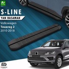S-Dizayn VW Touareg 2 S-Line Siyah Yan Basamak 193 Cm 2010-2018 A+ Kalite