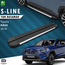 S-Dizayn Toyota RAV 4 5 S-Line Aluminyum Yan Basamak 173 Cm 2018 Üzeri A+ Kalite