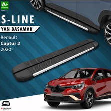 S-Dizayn Renault Captur 2 S-Line Aluminyum Yan Basamak 183 Cm 2020 Üzeri A+ Kalite