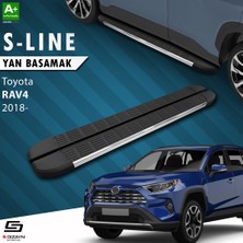 S-Dizayn Toyota RAV 4 5 S-Line Krom Yan Basamak 173 Cm 2018 Üzeri A+ Kalite